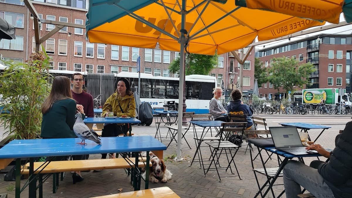 Café workspace