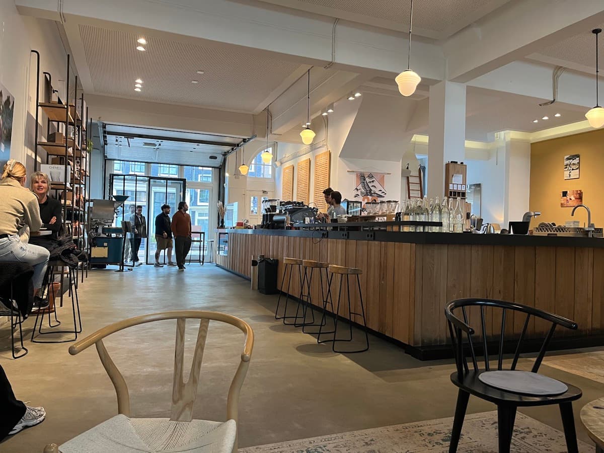 Café workspace